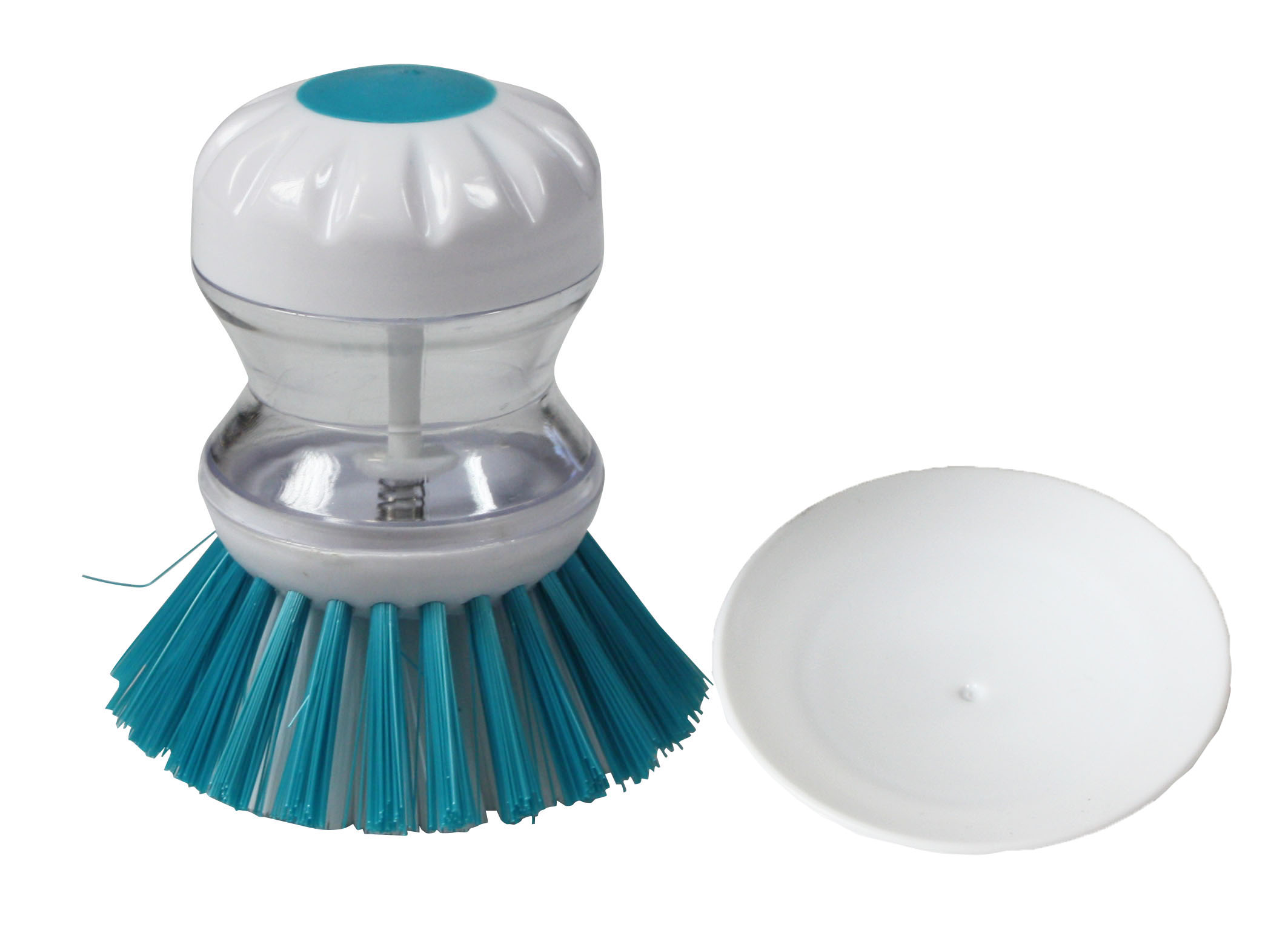 BROSSE VAISSELLE PUSH AVEC RESERVOIR Céleste -  ROZENBAL